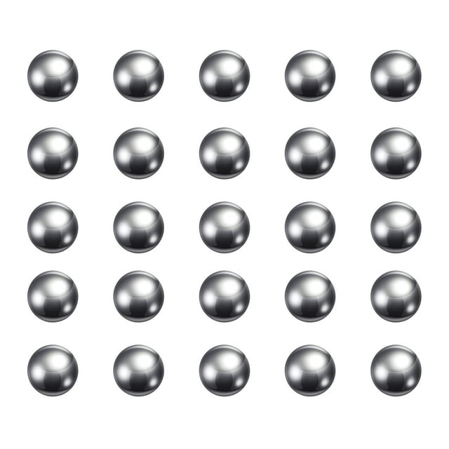 Unique Bargains Billes de Précision Diamètre 7/32 Pieds Acier Inoxydable 440C G25 pour Roulement Lot de 120