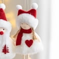thumbnail image 4 of Conjunto de 4 Uds. adornos navideños JAMW Ángel muñeco de peluche colgante, 4 of 5