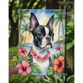 thumbnail image 3 of Boston Terrier Luau Garden Flag 11.25 in x 15.5 in, 3 of 5