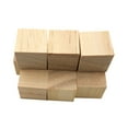 thumbnail image 4 of HOMEMAXS 60pcs Wood Cube Block DIY Wooden Cube Block Primary Color Cubic Wood Wooden Craft (20mm), 4 of 8