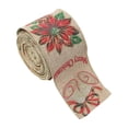 thumbnail image 2 of Shangren Christmas Ribbon Decoration Garland Burlap Ribbon Greeting Cards Tree Rattan for Red Flower, 2 of 8