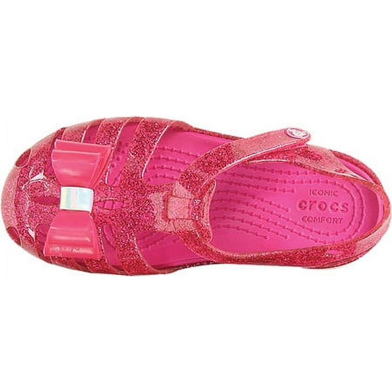 Crocs Girls Child Isabella Bow K Sandal Ages 1 6 Walmart