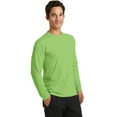 thumbnail image 4 of Port & Company Long Sleeve Performance Blend Tee-S (Lime), 4 of 6