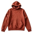 thumbnail image 3 of Girls Leopard Hoodie Oversized Y2k Print Hoodies with Pocket Pullover Trendy Hooded Long Sleeve Casual Sweatshirt Fashion Streetwear Fall Winter Clothes(,9-10 Year), 3 of 3