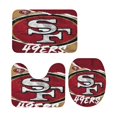 thumbnail image 4 of Juego de alfombras de baño de 3 piezas del equipo SF_49erss Alfombra antideslizante para baño de 24 x 16 pulgadas, 4 of 7