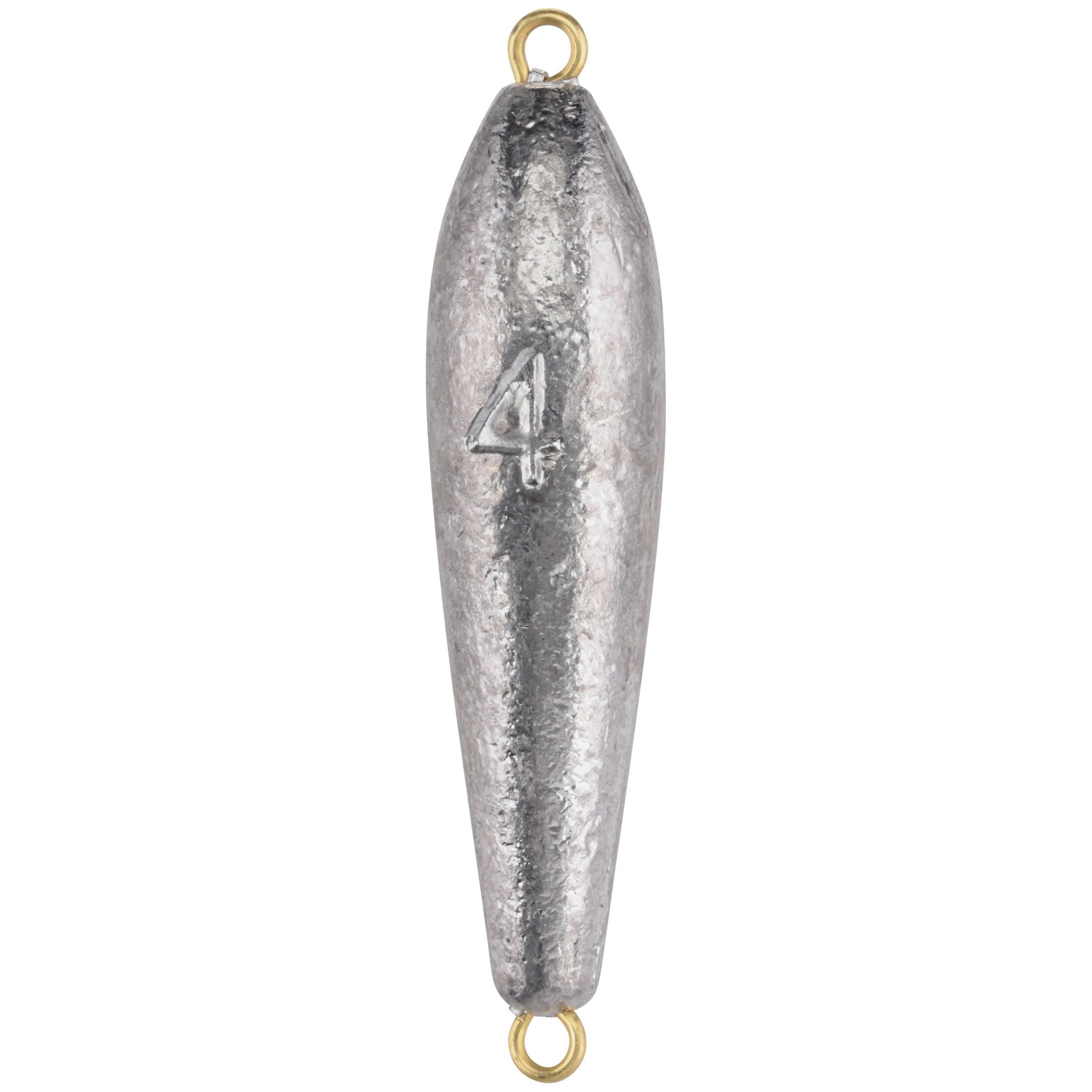 Deep Sea Fishing 10 1lb Pound Lead Rock Cod Weight Sinkers with brass eyes 
