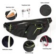 thumbnail image 4 of Riñonera para correr, riñonera, soporte para botella de agua, bolsa impermeable ajustable para teléfonos inteligentes de hasta 6 pulgadas, adecuada para gimnasio deportivo, trotar, viajar, escalar, ca JFHHH pequeña, 4 of 4