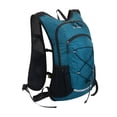 thumbnail image 1 of S SERENABLE Pack Breathable with Reflective Strips Knapsack Backpack Blue, 1 of 9