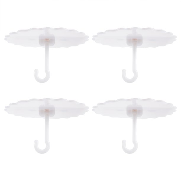 NUOLUX 1 Set Dome Mosquito Net Hooks Ceiling Hooks Bed Canopy Plastic