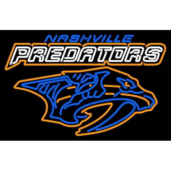 Queen Sense 10" Custom Vivid For Nashvlles Sports League Predators LED Sign Neon Sign Light Lamp Wall Decor Party Gift Home Beer Pub Bar Artwork 110NPTLV2-NLED