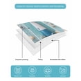 thumbnail image 5 of Quilts Twin Size, Nautical Lighthouse Soft Comforter Bedding Set for Bed, Ocean Starfish Anchor Sailboat Shell Lightweight Quilted Bedspread with Pillow Cover(2 Pieces) for All Season, 68x86 Inch, 5 of 6