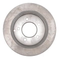 thumbnail image 2 of KarParts360 For Kia Optima 2006 07 08 09 2010 Brake Rotor | Rear | Silver | Solid Type | Made Of Cast Iron | Non-Coated Finish | Non-Directional Vane Type, 2 of 5