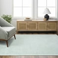 thumbnail image 3 of Boutique Rugs Isako Modern Minimalist Solid Neutral Color Area Rug for Living Room - Machine Washable - Performance Carpet - Green, Mint - 5'3" x 7' (5x7), 3 of 10
