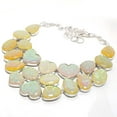 thumbnail image 2 of Yellow Australian Triplet Opal Gemstone Handmade Necklace Jewelry 18" SA 4347, 2 of 2