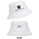 thumbnail image 2 of Paquete de 2 sombreros de cubo con cara sonriente, sombreros plegables para el sol de playa, sombreros de pescador para hombres y mujeres JFHHH pequeña, 2 of 5
