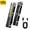 Black, variant on CSStudio Rechargeable EDC Flashlight, 1300 Lumens Flat Pocket Flashlight with UV Light, Base and Pocket Clip, USB-C Portable Flash Light for Camping, Home, Emergency, Car Repair