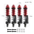 thumbnail image 3 of stanreset Aluminum Alloy 1/16 Front Rear Shock Absorber For SLASH Huan 727 Crawler 4pcs RC Car Accessories Replacement Parts TYPE11, 3 of 6