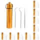 thumbnail image 1 of Monstrate 3 piezas de palillos de con soporte Mini bolsillo Adultos Personas mayores Herramientas Contenedores Oficina Viajes Suministros Oro 10piezas Monstrate CBP039296, 1 of 6