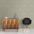 thumbnail image 2 of Chesapeake Chelsea Taupe Quatrefoil Wallpaper, 2 of 3