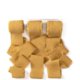 thumbnail image 1 of Zhuge Cintas para embalaje de cajas de regalo, cintas de gasa con bordes sin rematar rasgadas a mano, decoraciones de moños de cinta, tiras de tela de seda real (dorado), 1 of 5