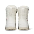 thumbnail image 5 of Lace Up Mid Calf Snow Boots for Women Warm Plush Waterproof Winter Booties Platform Fleece Lined Non Slip Work Shoes White Size 7, 5 of 8
