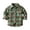 Light Green, variant on Splozh Boys Jacket Kids Little Boys Girls Baby Long Sleeve Button Down Plaid Flannel Shirt Girl Boy,Green,6-7 Years