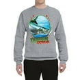 thumbnail image 2 of Tarpon Extreme Unisex Crewneck Graphic Sweatshirt, Heather Grey, Medium, 2 of 3