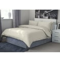thumbnail image 2 of BedDecor 600 TC 100% Egyptian Cotton 3 Pcs Duvet Cover Stripe (Ivory,OverSize King), 2 of 7
