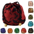 thumbnail image 3 of Lubelski Embroidery Cloud Pattern Sachet Lucky Bag Beads Drawstring Jewelry Storage Pouch, 3 of 4