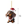 thumbnail image 2 of AuroraX Car Decorations Personalized Christmas Ornaments , Dog Hanging Mini Ornaments , Christmas Wall Hanging Car Decor, 2 of 4