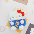 thumbnail image 4 of Kuromi-figura de melodía para niños, pompón de Anime, Purin, Cinnamoroll, Pochacco, bolsa de felpa bidimensional, monedero, regalo, 4 of 4