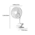 USB Desktop Charging Clip Fan Multifunctional Large Wind Desktop Portable Outdoor Clipon