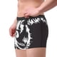 thumbnail image 2 of Balery Floral Cow Silhouette Calzoncillos bóxer para hombre, ropa interior de algodón suave y transpirable con cinturilla de nailon-Large, 2 of 5