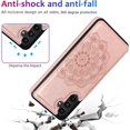 thumbnail image 6 of S23 FE Case Wallet,Designed for Samsung Galaxy S23 FE Case with Card Holder,Women Mandala Emboss PU Leather with Stand Credit Card Slots Slim Protective Phone Case for Galaxy S23 FE 5G (Rose Gold), 6 of 13