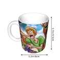 thumbnail image 4 of Scooby Doo Ceramic Mug Fashion Coffee Mug Gift Tea Cup Water Cup With Handle For Home Office Cafe, 4 of 8