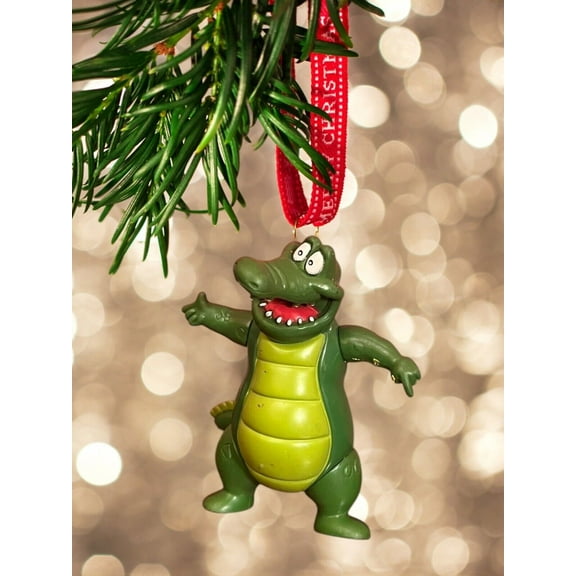 ORNAMENT Rainforest Cafe Nile the Crocodile 3.5" Green PVC Figure 2000 FIGURINE
