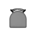 thumbnail image 3 of 820 Catalina 25" Swivel Counter Stool with Black Wrinkle Finish and Canter Folkstone Grey Seat, 3 of 3