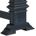 thumbnail image 7 of Weston Home Farmhouse Wood Dining Bench with Trestle Leg, Antique Denim, 7 of 7