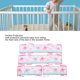 thumbnail image 3 of JUEGO DE ALMOHADILLAS Protectoras Suaves Y Transpirables, Circunferencia de Cuna, Estampado, Tira Sólida a PrueBa de Golpes para Niños y Niñas, Dormitorio y Guarderí, 3 of 7