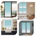 thumbnail image 6 of Flower White Window Privacy Film Cherry Blossoms Teal Background Decorative Glass Window Film UV Blocking Static Cling Non-Adhesive Sticker Covering for Home Door 29.5 x 78.7 inches, 6 of 8