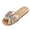 Grey, variant on Lace Bow Straw Slippers for Women Bride Wedding Beach Summer Bowknot Quiet Linen Flat House Shoes Indoor Outdoor Bathroom Spa Guest Dress Slip on Slides Sandals Non-Slip Black Size 5.5