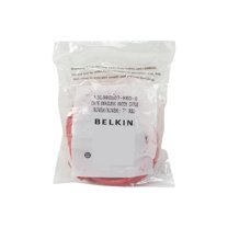 Belkin 7 ft Cat6 Ethernet Patch Cable Snagless RJ45 M/M A3L980B07-RED-S Red