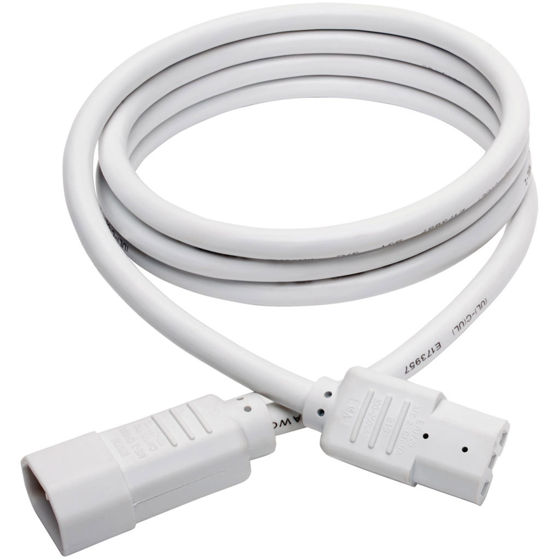 P018-006-AWH 6Ft Heavy Duty Power Cord C14 C15 White - image 2 of 5