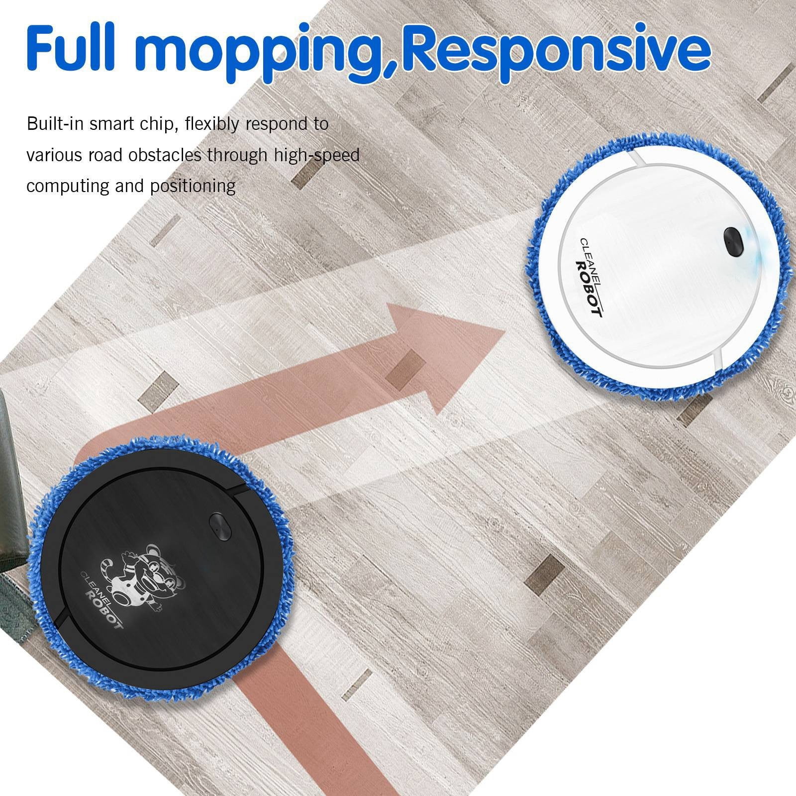 10-Pack Replacement Microfiber Mop Pads For Robot Vacuums - Fits Ropvacnic S1, Tipdiy G90, Betboyles V75S, VIPSUN Z1 - View #6
