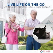 O2 Concepts Arya Caire Freestyle Comfort Portable Oxygen Concentrator Backpack Lightweight & Durable