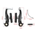 thumbnail image 4 of 2 Pairs V Brake Set Front and Rear V Brake with 55mm Brake Pads for Folding Bike, 4 of 7