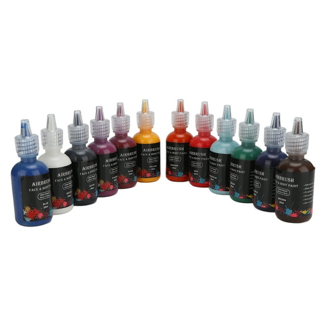 Body Paint Set, Safe Ingredients Body Art Paint Multipurpose Dry Quickly For Face For Body