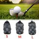 thumbnail image 5 of Laklulu Bolsa de red de malla de nailon para pelotas de tenis de golf, bolsa de almacenamiento con cordón, súper fuerte, negro, M/L, 1 unidad, 5 of 6