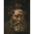 thumbnail image 2 of Rembrandt van Rijn 15x18 Gold Ornate Wood Frame and Double Matted Museum Art Print Titled - Head of Saint Matthew (Probably Early 1660s), 2 of 4