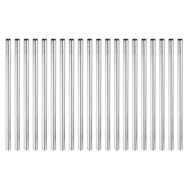Unique Bargains Round Coupling Nut M4x0.7mm 110mm Threaded Sleeve Connector Rod Bar Stud Tube 20 Pack